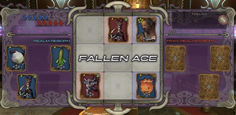 As an example, If you lay an A that has no 'element' and someone lays a Scion card which is A3 next to yours, the card will not flip. . Triple triad fallen ace